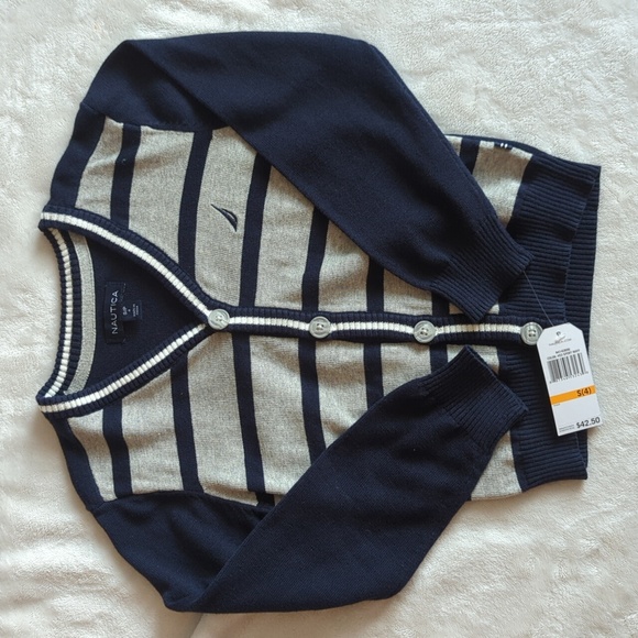 Boys Nautica Cardigan Sz4T - Picture 1 of 3